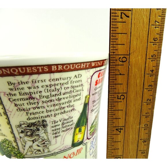 Dunoon Wines of the World Coffee Mug Tall Large Fine Bone China - Picture 8 of 9